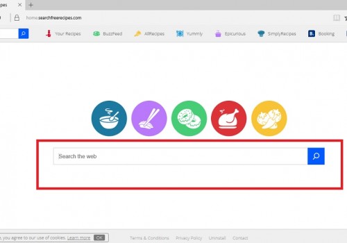 Rimuovere Home.searchfreerecipes.com