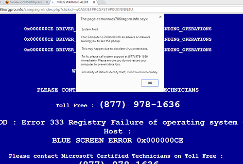 Odstrániť Microsoft Critical Alert Virus