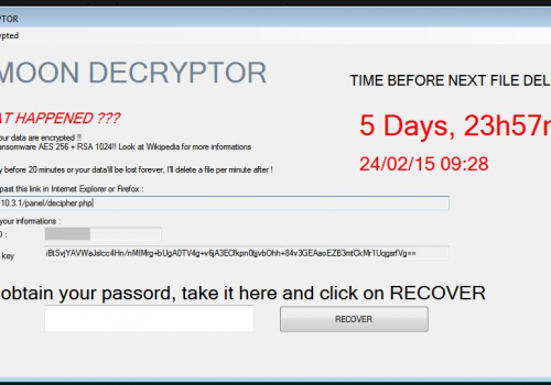 Eliminar MoonCryptor virus