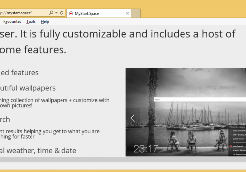 Mystart.space – istruzioni per la rimozione