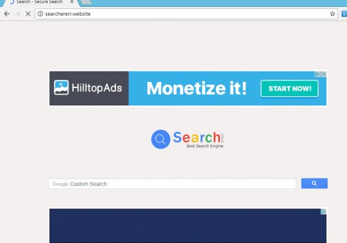 Come rimuovere Searchererr.website