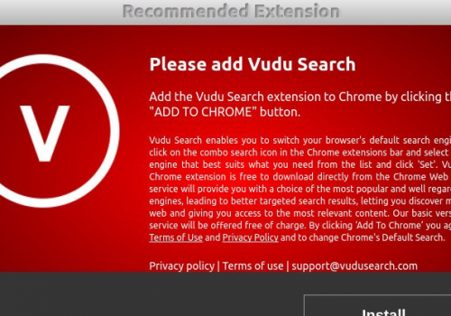 Rimuovere Vudu Search
