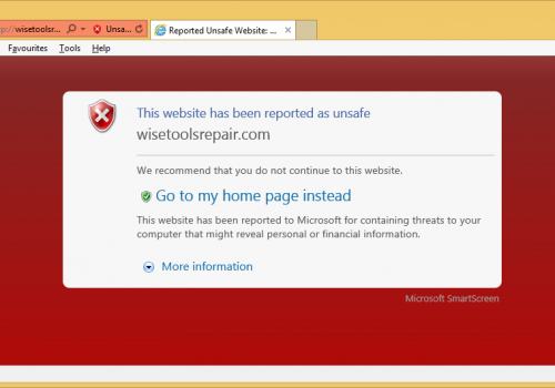 Rimuovere Wisetoolsrepair.com