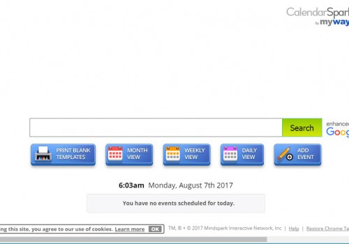 CalendarSpark rimozione