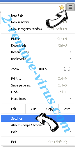 www-mysearch.com Chrome menu