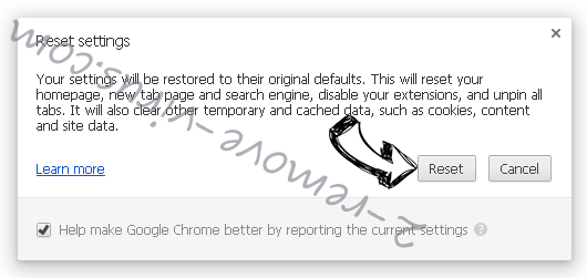 TeachPad Adware Chrome reset