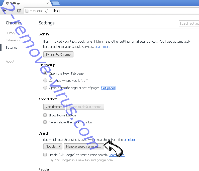 Search Awesome Chrome extensions disable