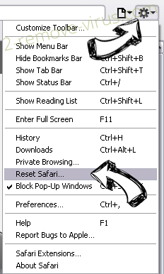 Dredrewlaha.info Safari reset menu