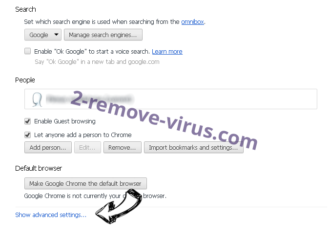 Free FLV Player Virus Chrome settings more