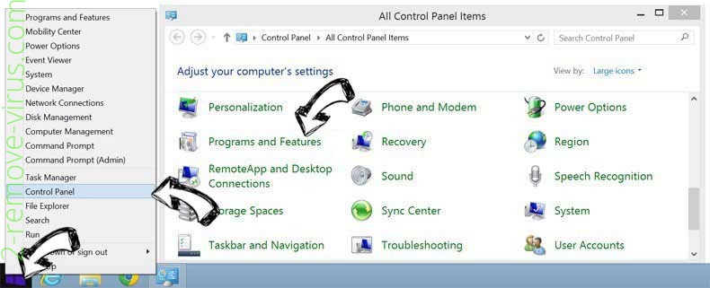 Delete Mystartshield.com virus from Windows 8