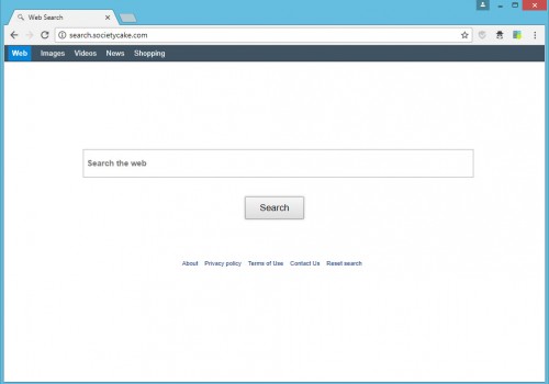 Rimuovere Search.societycake.com