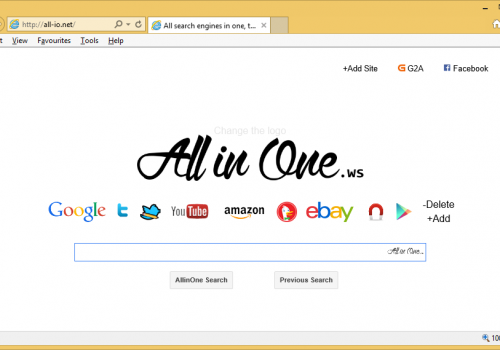 Rimuovere All-io.net Redirect