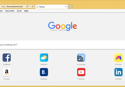 Rimuovere Browserhome.net Redirect Virus