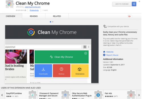 Wegnemen Clean My Chrome Virus
