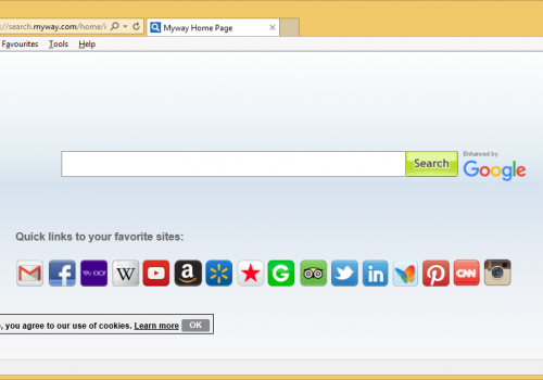 Rimuovere Myway Virus