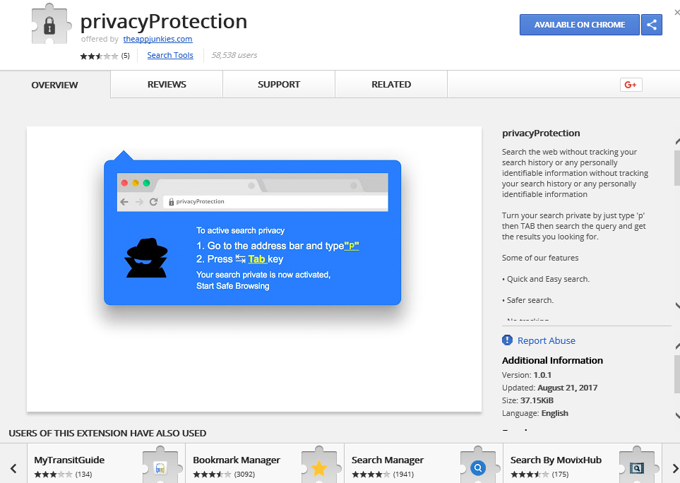 PrivacyProtection Extension