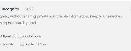 SafeSearch Incognito rimozione
