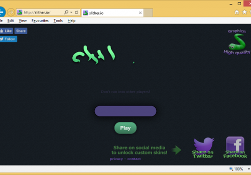 Rimuovere Slither.io