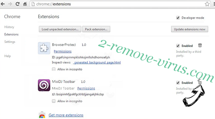 MyOneSearch.net Chrome extensions remove