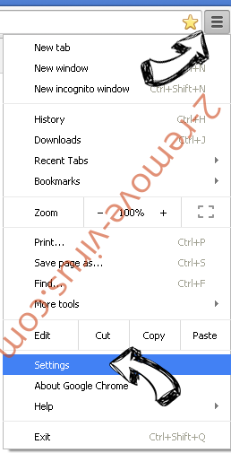 Tabs to Windows Chrome menu