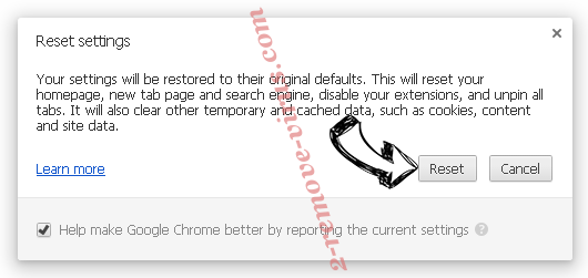 Mysrch.net Chrome reset