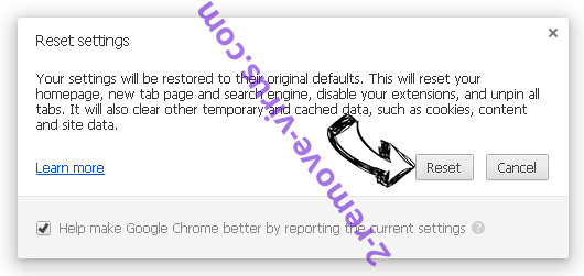 Your Email Access redirect Chrome reset