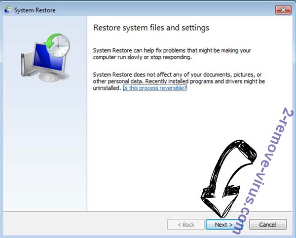 Get rid of .shade8 extension virus - restore init