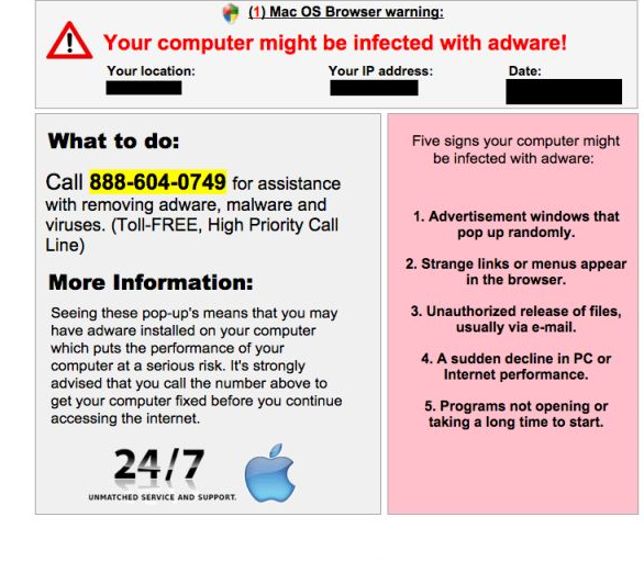 Apple Warning Alert Virus