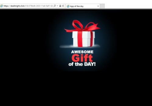 Remove Awesome Gift Of A Day Scam