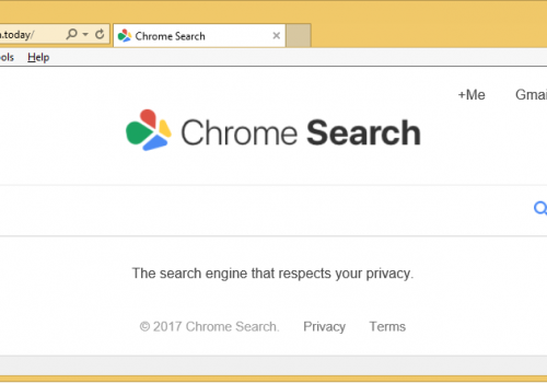 Rimuovere Chromesearch.today Virus