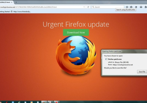 Remove Critical Firefox Update virus