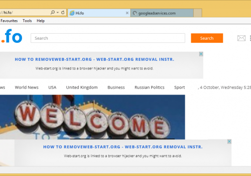 Hi.fo virus rimozione