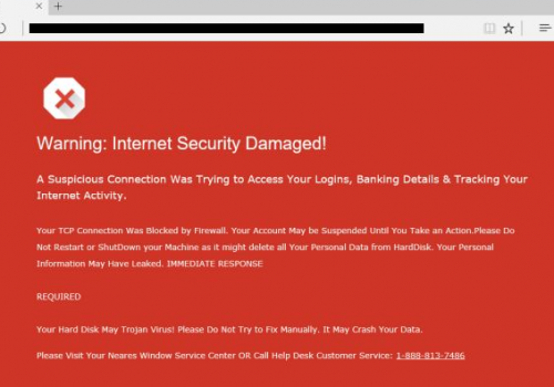 Internet Explorer Critical ERROR Removal