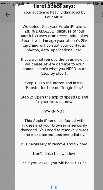 Iphone virus removal