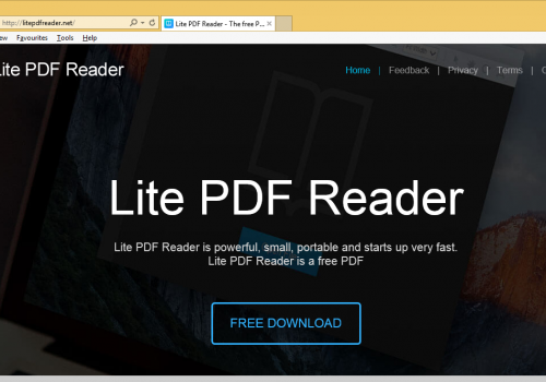 How to remove Lite PDF Reader