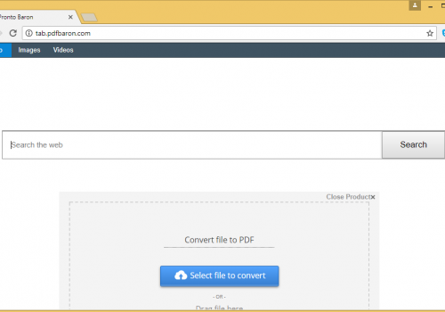 Tab.pdfbaron.com – come rimuovere?