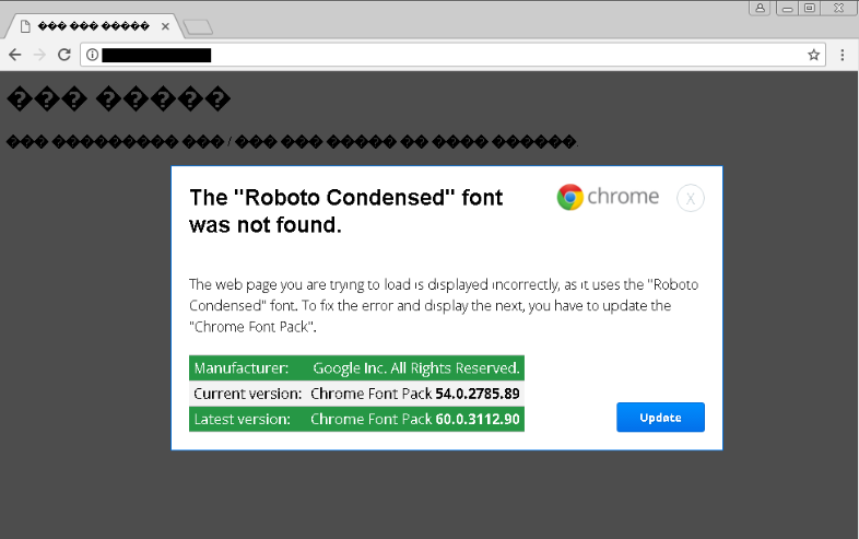 The Roboto Condensed Font Was Not Found Scam