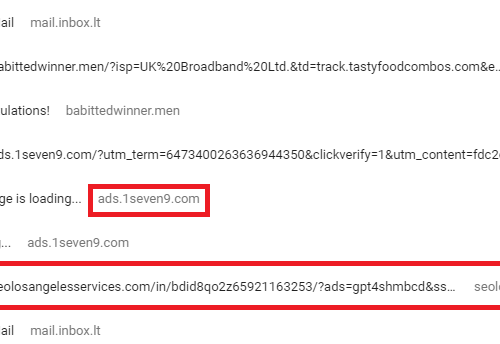 Odstrániť ads.1seven9.com