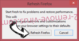 Search Omiga browser hijacker Firefox reset confirm