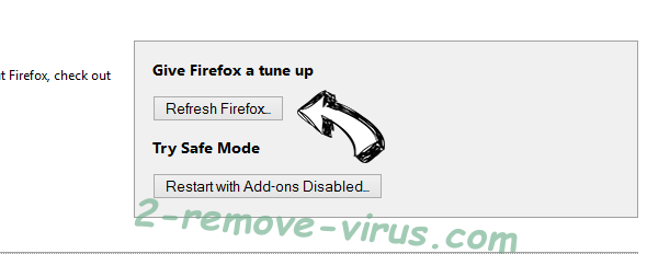 Search.unisearchweb.com Virus Firefox reset