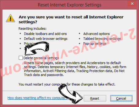 Search Omiga browser hijacker IE reset
