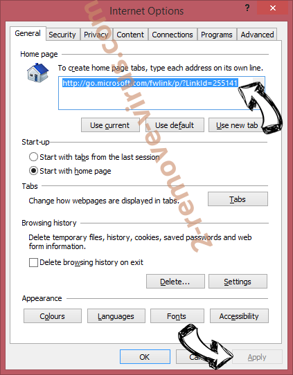 Search Omiga browser hijacker IE toolbars and extensions