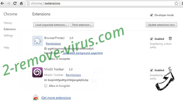 StartXXL Virus Chrome extensions remove