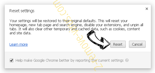 StartXXL Virus Chrome reset