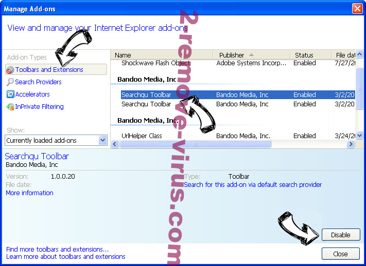 Search.hthenewssource.net IE toolbars and extensions