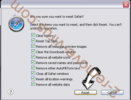 MyBrowserHome.com Safari reset