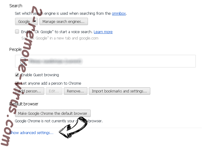 AccessibleSkill Chrome settings more