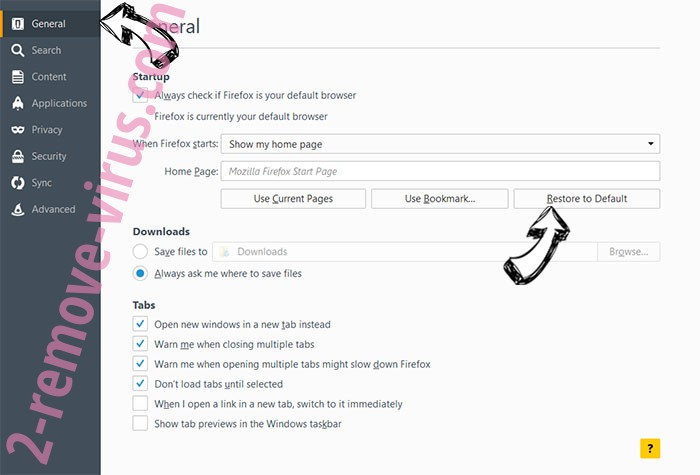 GifaPalooza Toolbar Firefox reset confirm