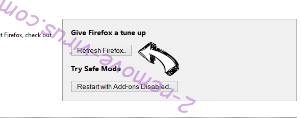 Ariocroft.com virus Firefox reset