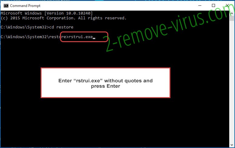 Delete HackTool:Win32/AutoKMS - command prompt restore execute